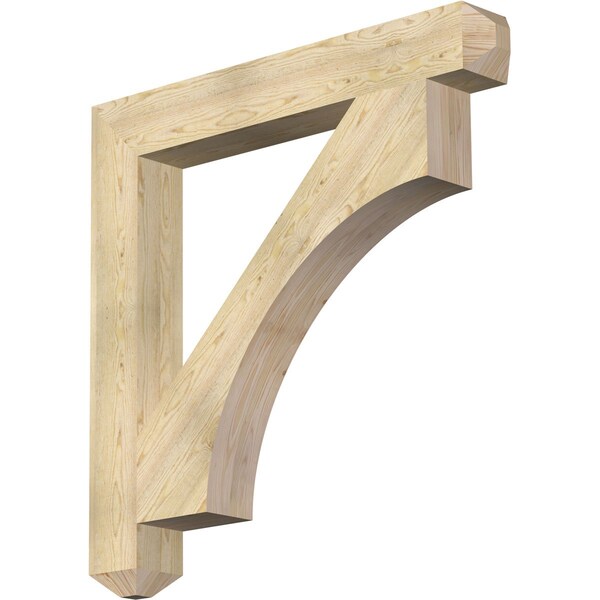 Ekena Millwork Westlake Craftsman Rough Sawn Bracket, Douglas Fir, 6"W x 46"D x 46"H BKT06X46X46WTL04RDF - main